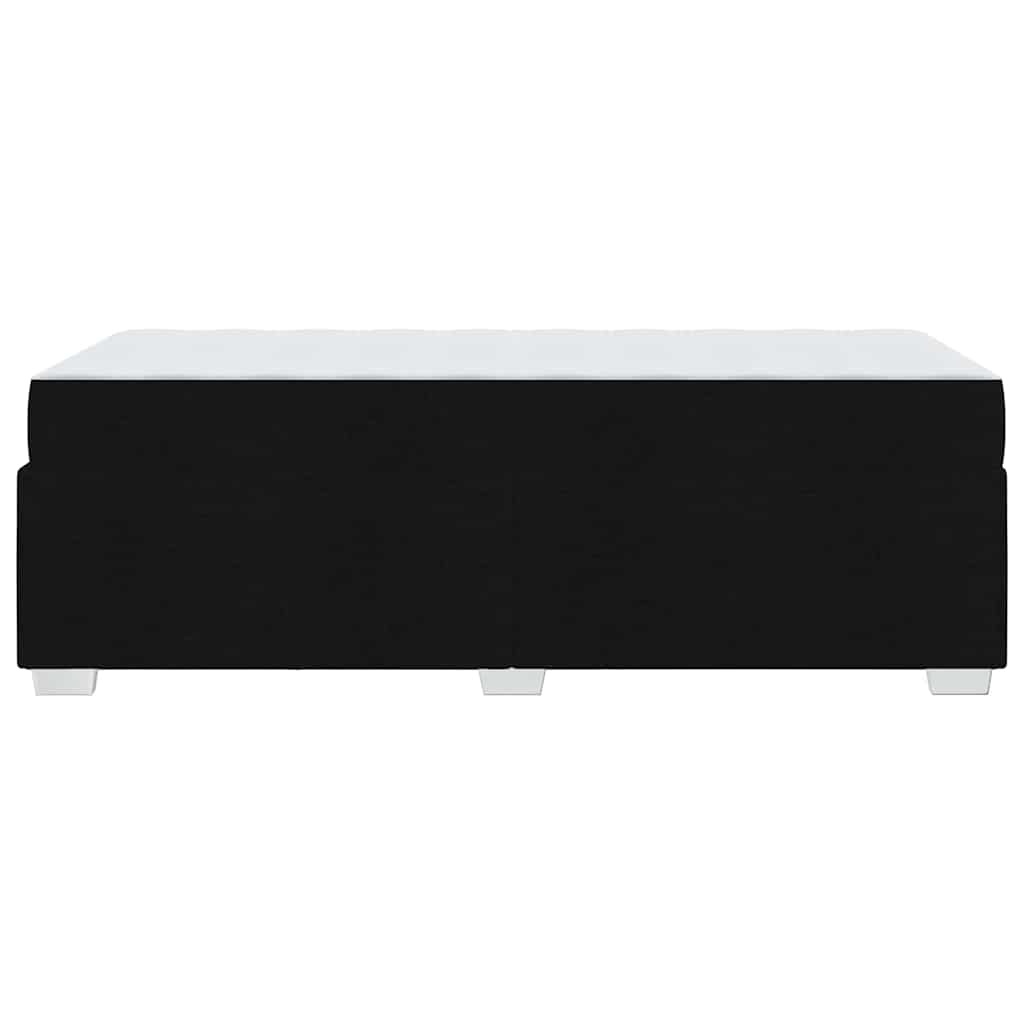 vidaXL Σκελετός Κρεβατιού Μαύρο 90 x 200 cm ύφασμα