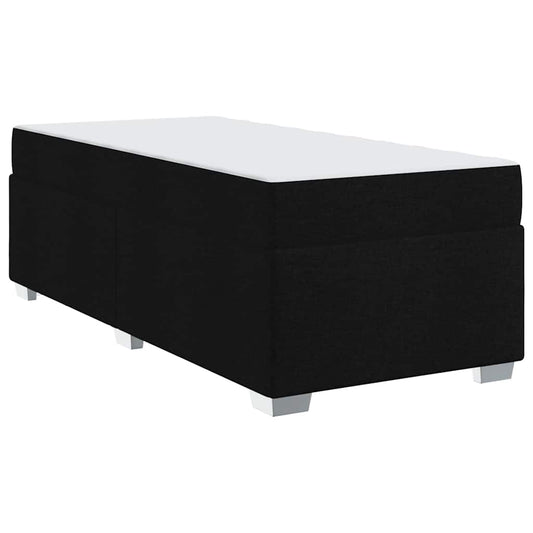 vidaXL Σκελετός Κρεβατιού Μαύρο 100 x 200 cm ύφασμα