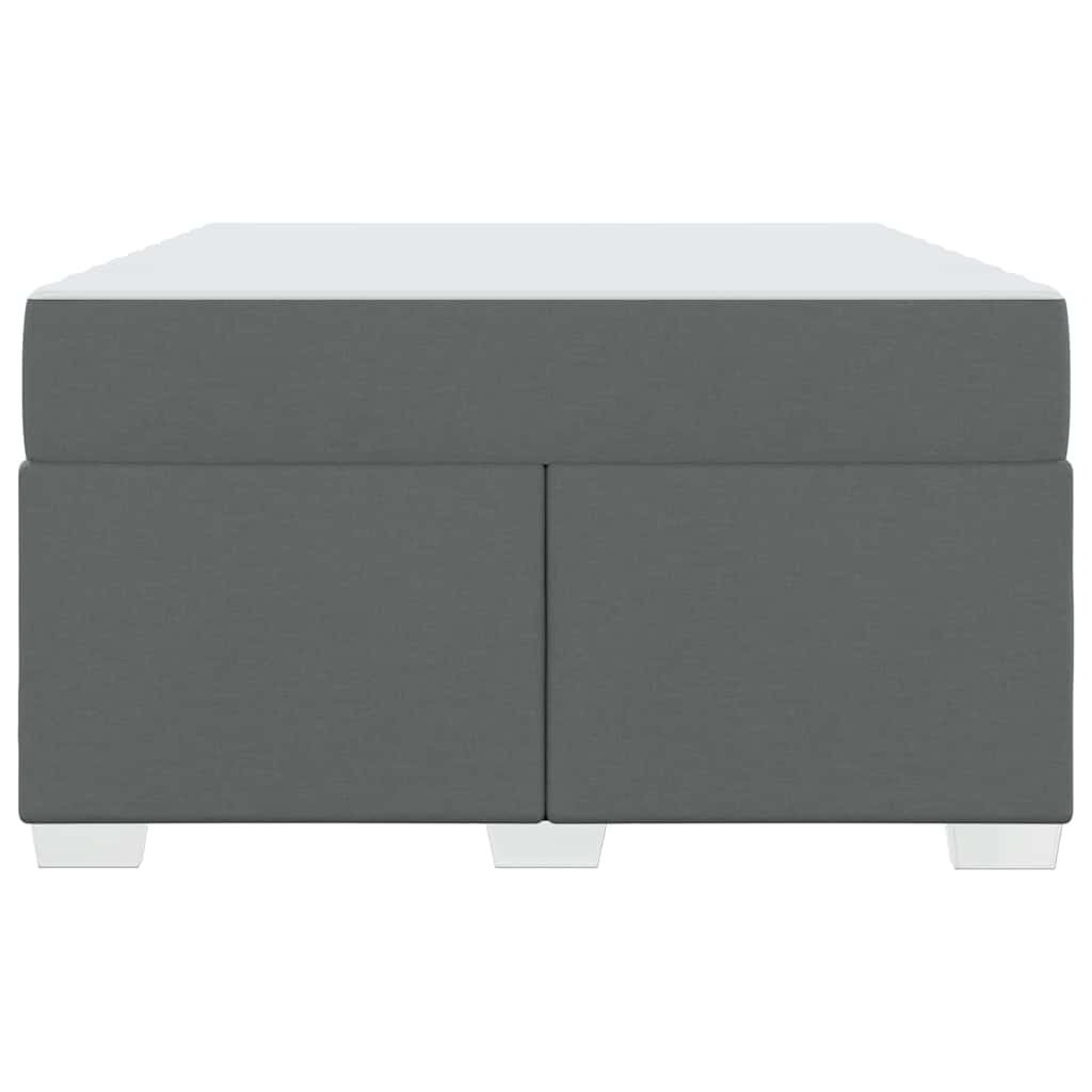 vidaXL Σκελετός Κρεβατιού Σκούρο γκρι 120 x 190 cm ύφασμα