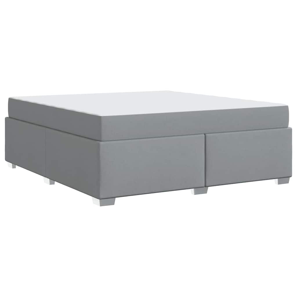 vidaXL Σκελετός Κρεβατιού Ανοιχτό γκρι 180 x 200 cm ύφασμα