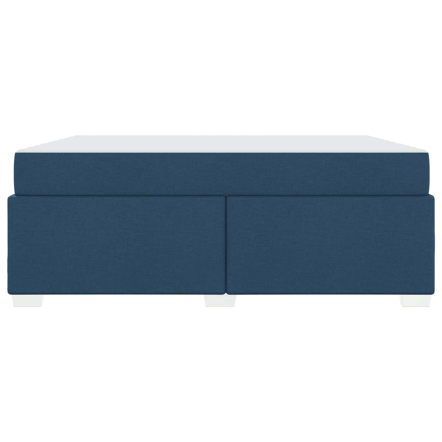 vidaXL Σκελετός Κρεβατιού με στρώμα Μπλε 180 x 200 cm ύφασμα