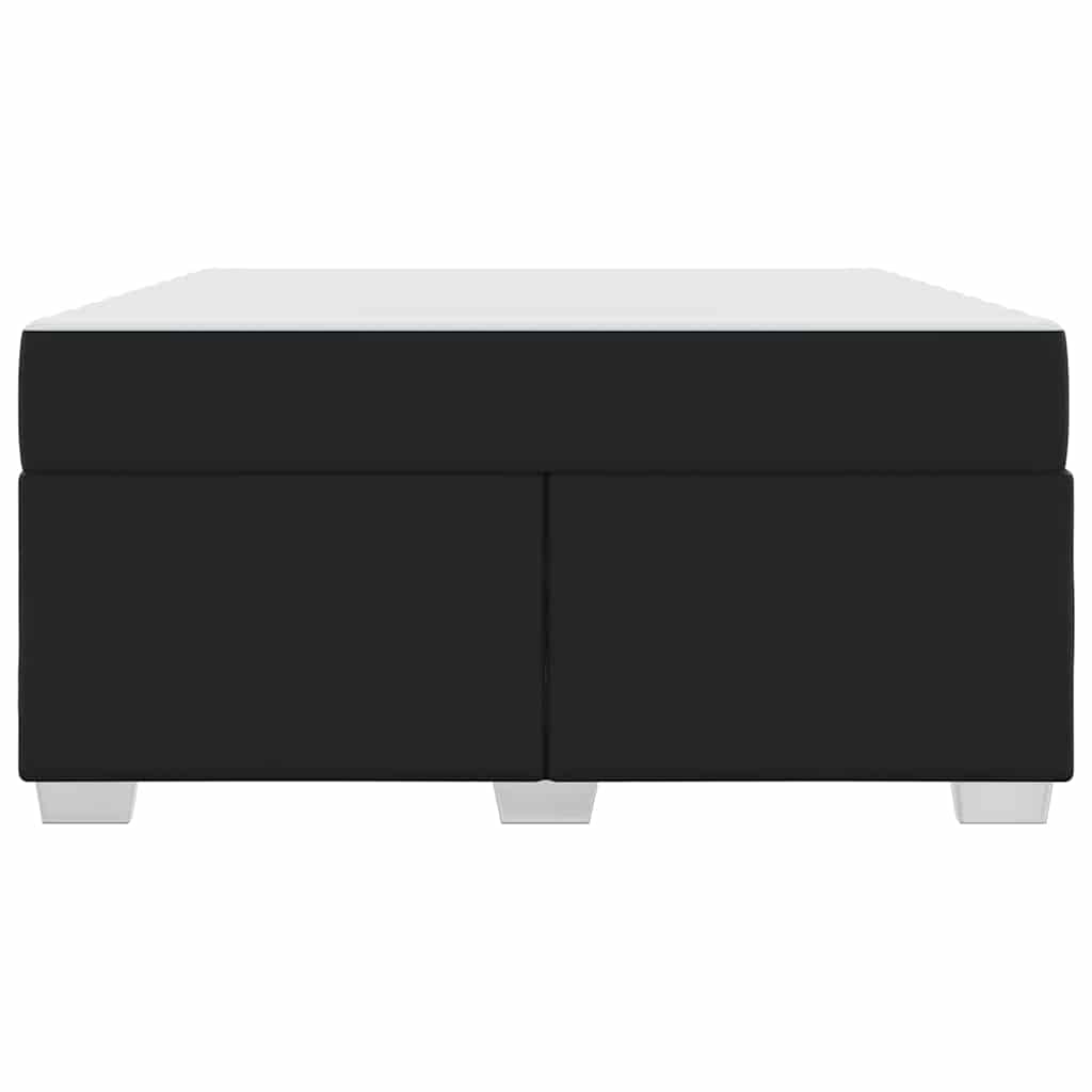 vidaXL Σκελετός Κρεβατιού Μαύρο 160 x 200 cm Τεχνητό δέρμα