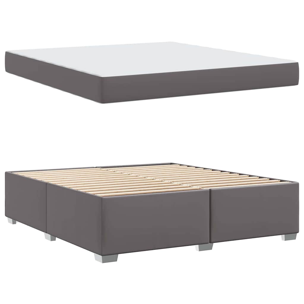 vidaXL Σκελετός Κρεβατιού Γκρι 180 x 200 cm ύφασμα