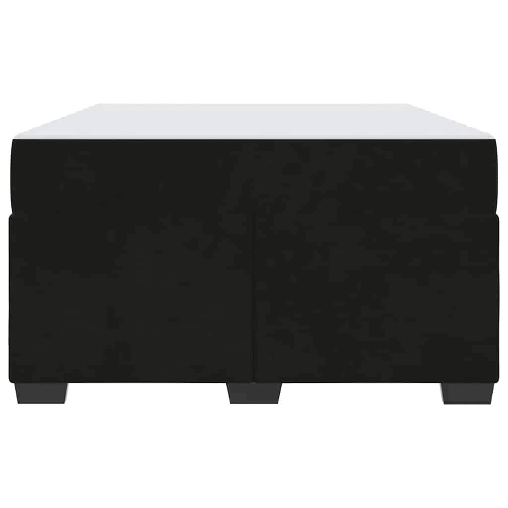 vidaXL Σκελετός κρεβατιού με στρώμα Μαύρο 120 x 200 cm Βελούδο