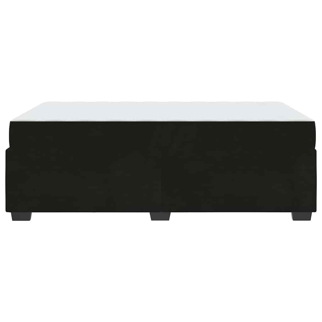 vidaXL Σκελετός κρεβατιού με στρώμα Μαύρο 120 x 200 cm Βελούδο