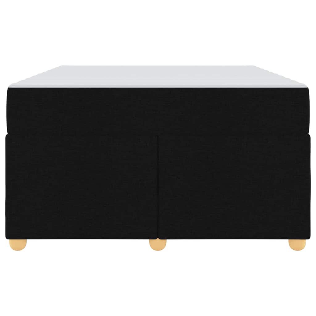 vidaXL Σκελετός Κρεβατιού με στρώμα Μαύρο 120 x 190 cm ύφασμα