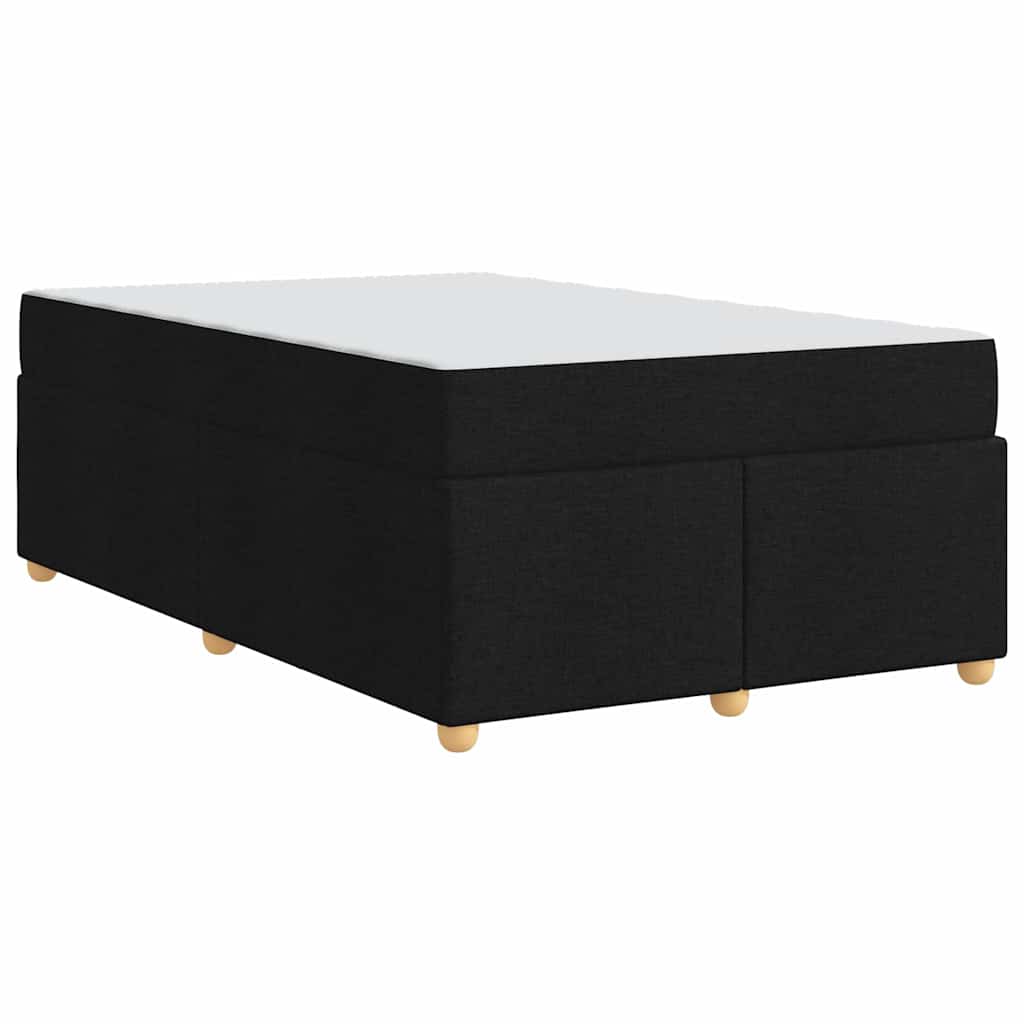 vidaXL Σκελετός Κρεβατιού με στρώμα Μαύρο 120 x 200 cm ύφασμα