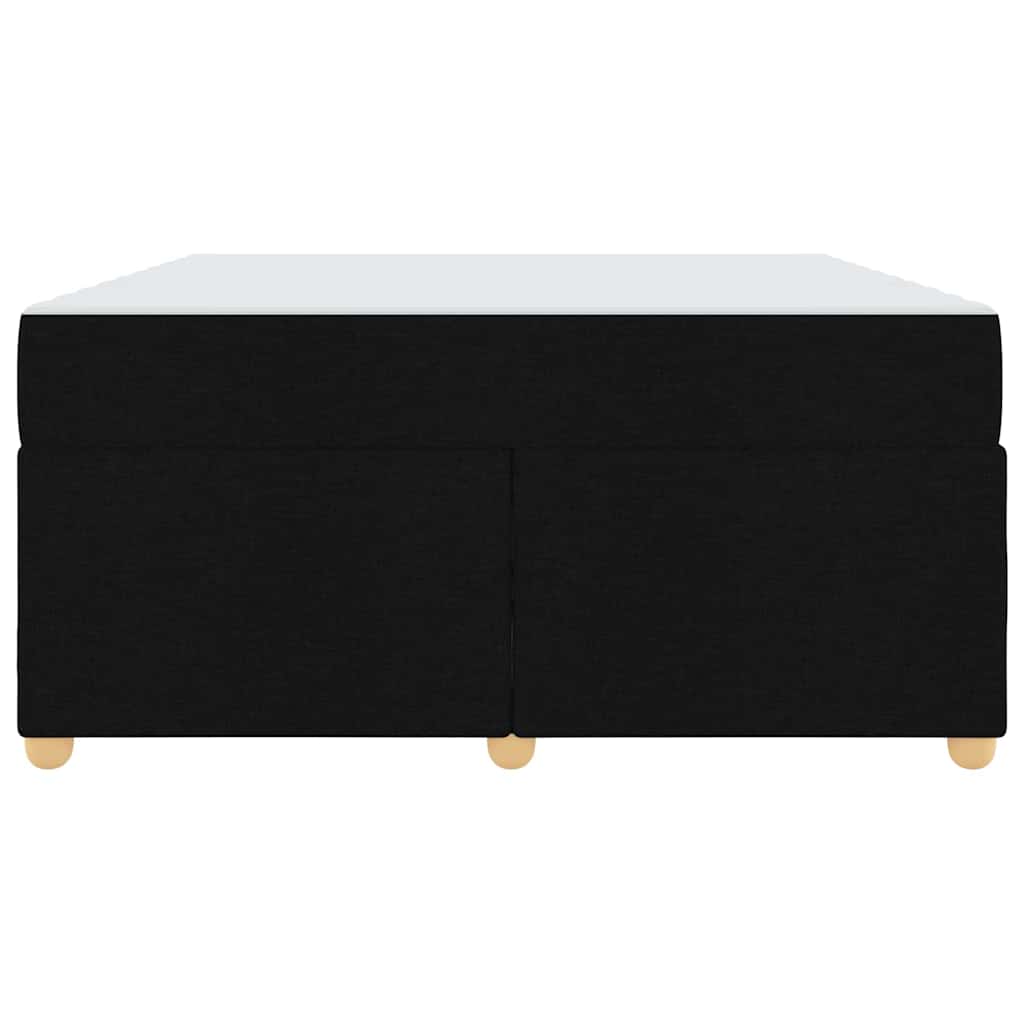 vidaXL Σκελετός Κρεβατιού με στρώμα Μαύρο 160 x 200 cm ύφασμα