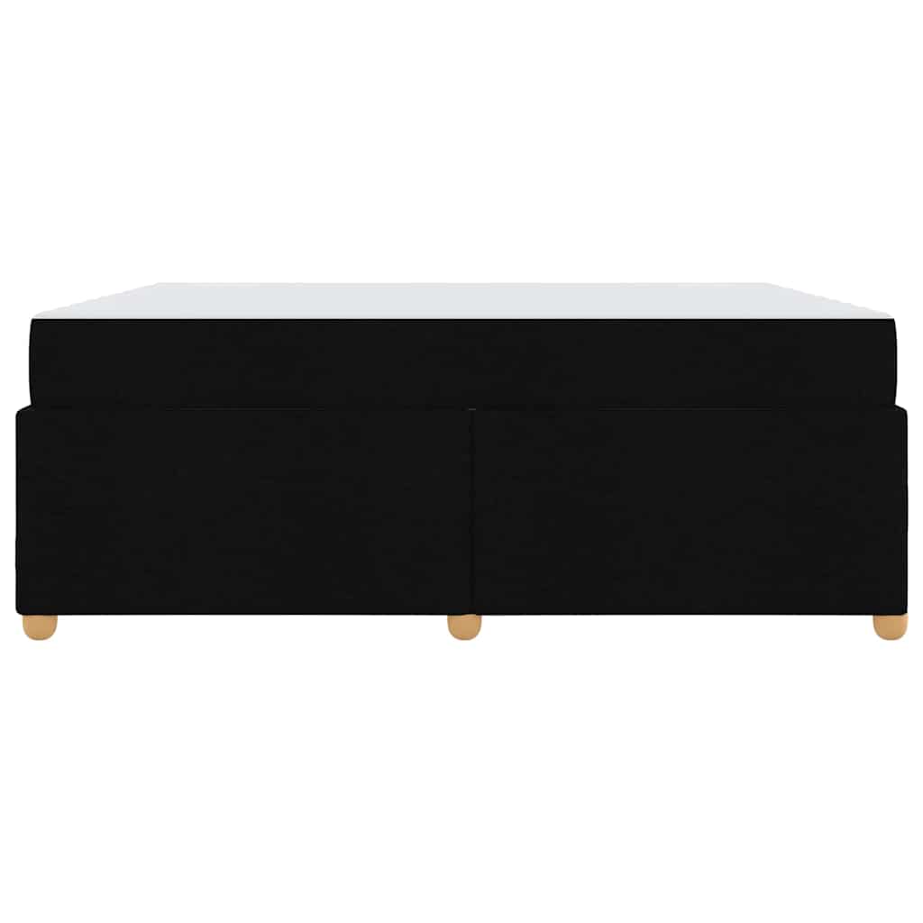 vidaXL Σκελετός Κρεβατιού με στρώμα Μαύρο 180 x 200 cm ύφασμα