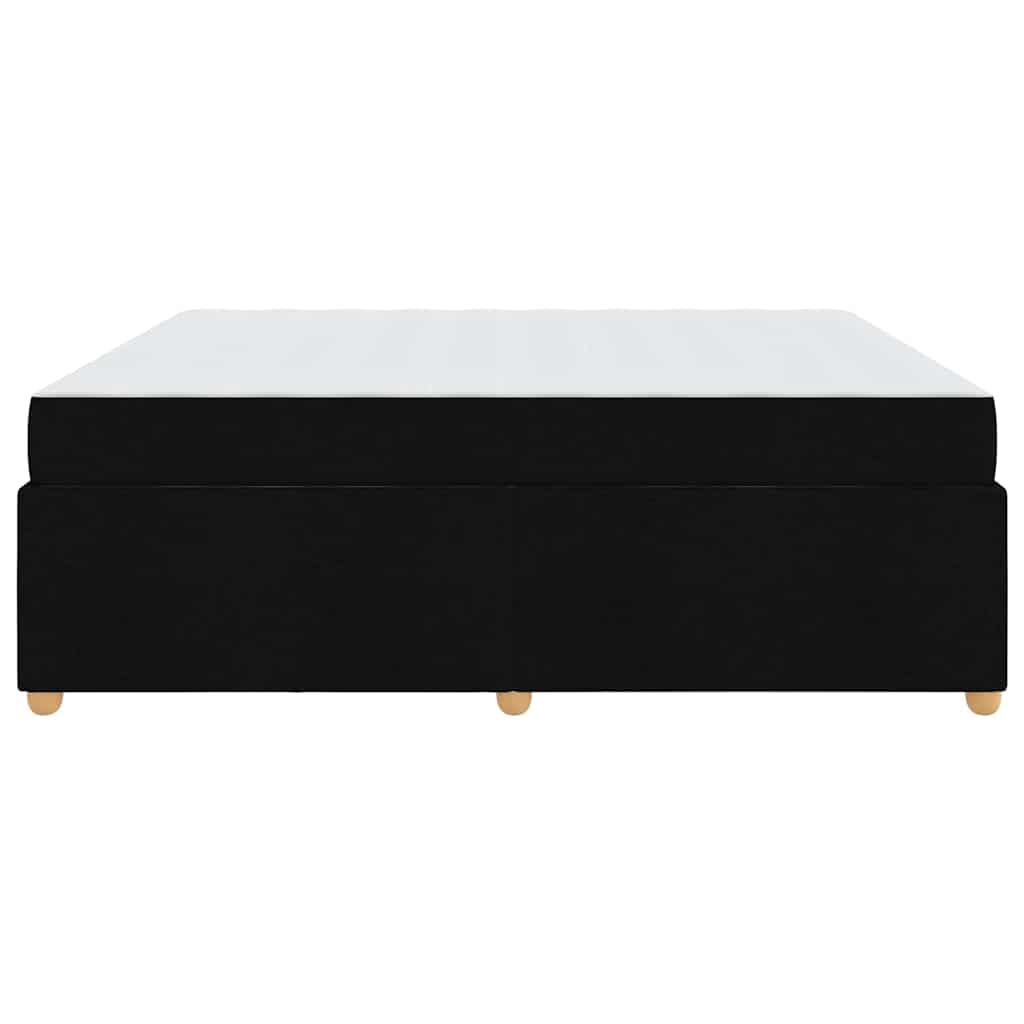 vidaXL Σκελετός Κρεβατιού με στρώμα Μαύρο 180 x 200 cm ύφασμα