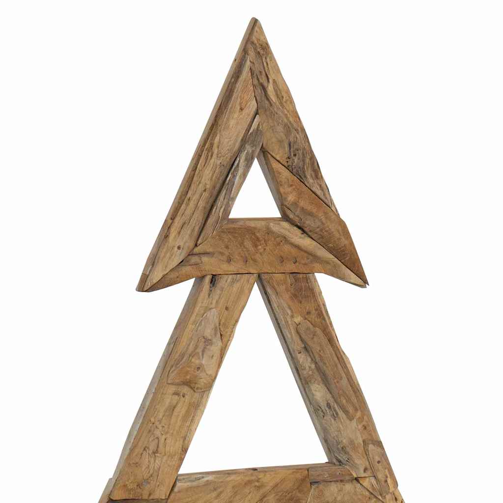 vidaXL Χριστουγεννιάτικο Δέντρο με βάση Καφέ 180 cm Μασίφ ξύλο teak