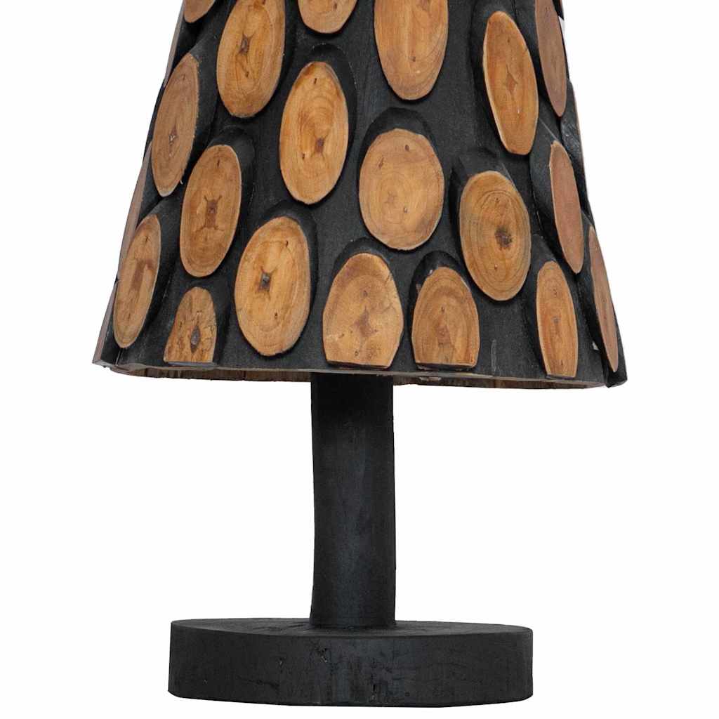 vidaXL Χριστουγεννιάτικο Δέντρο με βάση Καφέ 90 cm Μασίφ ξύλο teak