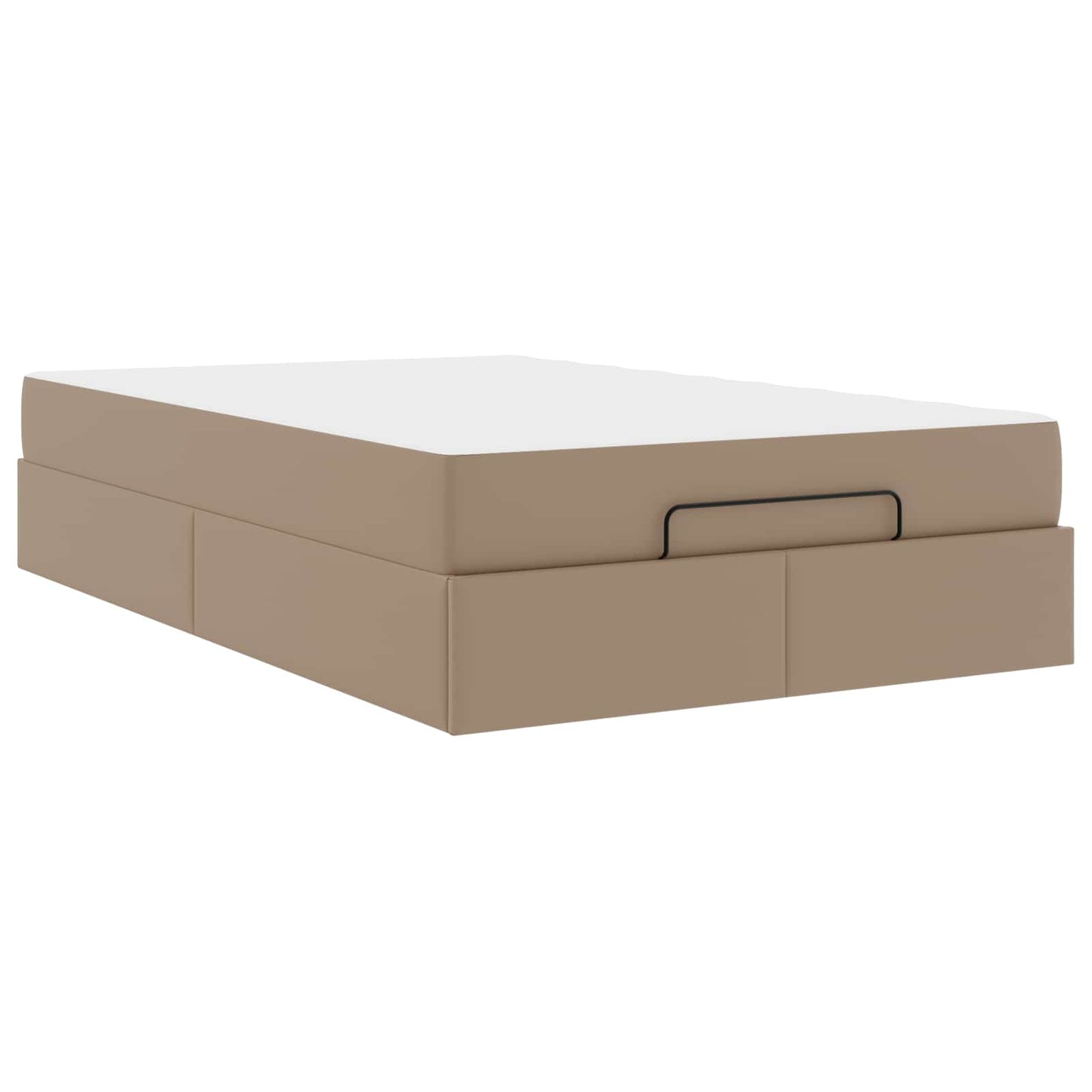 vidaXL Σκελετός κρεβατιού με στρώμα Άλλο 2 pcs Ώχρα PVC