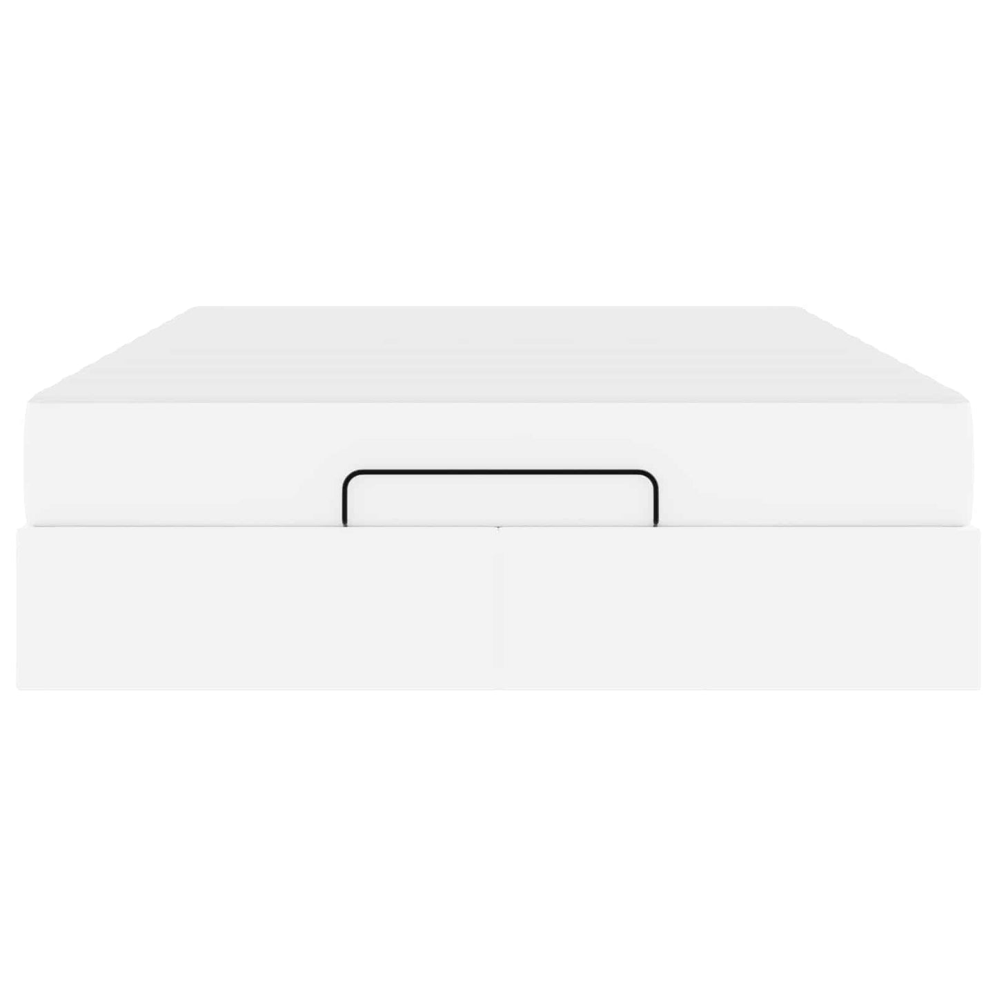 vidaXL Σκελετός κρεβατιού με στρώμα Άλλο 2 pcs Λευκό PVC