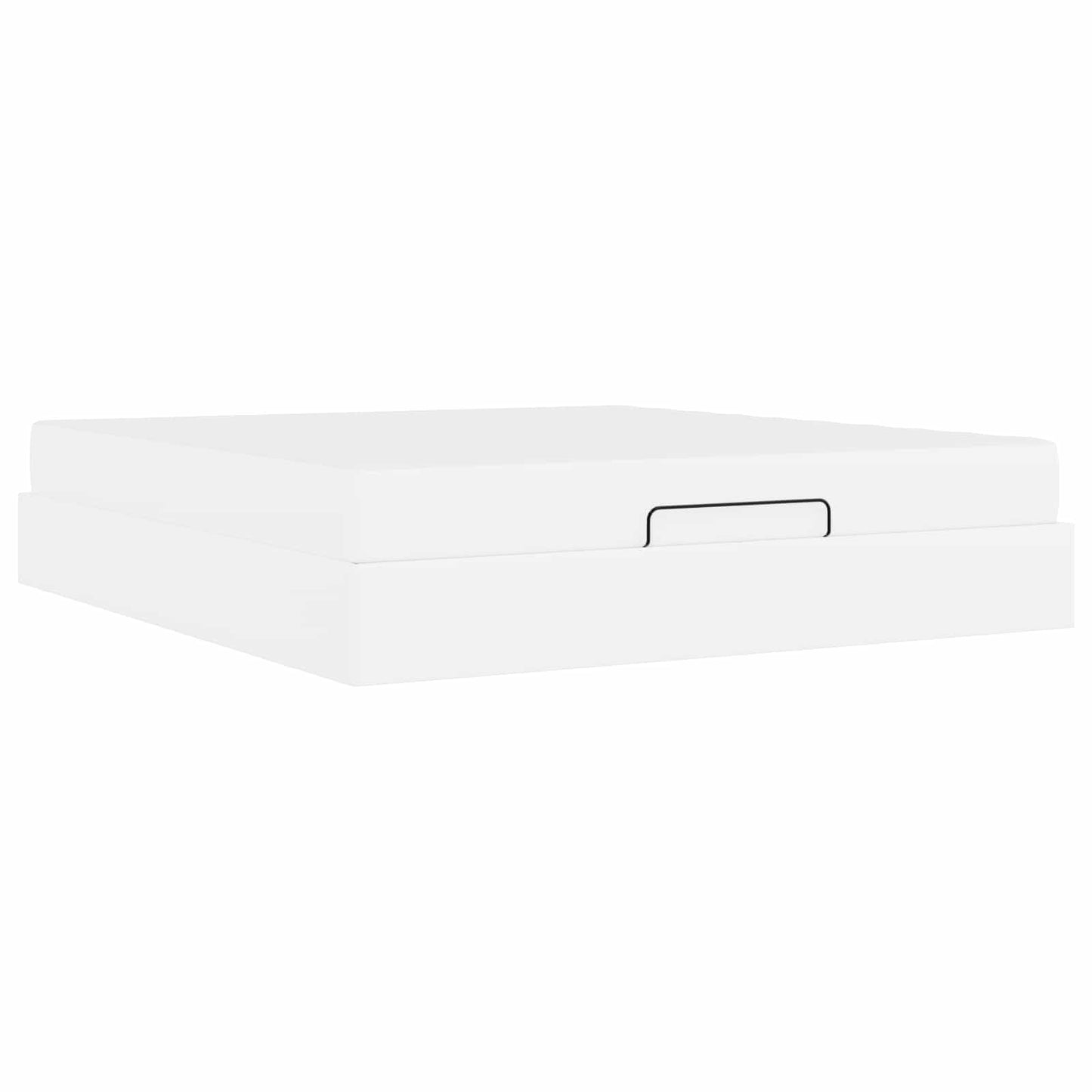 vidaXL Σκελετός κρεβατιού με στρώμα Άλλο 2 pcs Λευκό PVC