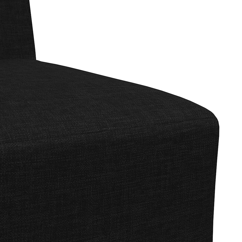 vidaXL Μοναδικός Καναπές χωρίς Χερούλια 2 pcs Μαύρο 55 x 74 x 82 εκ.