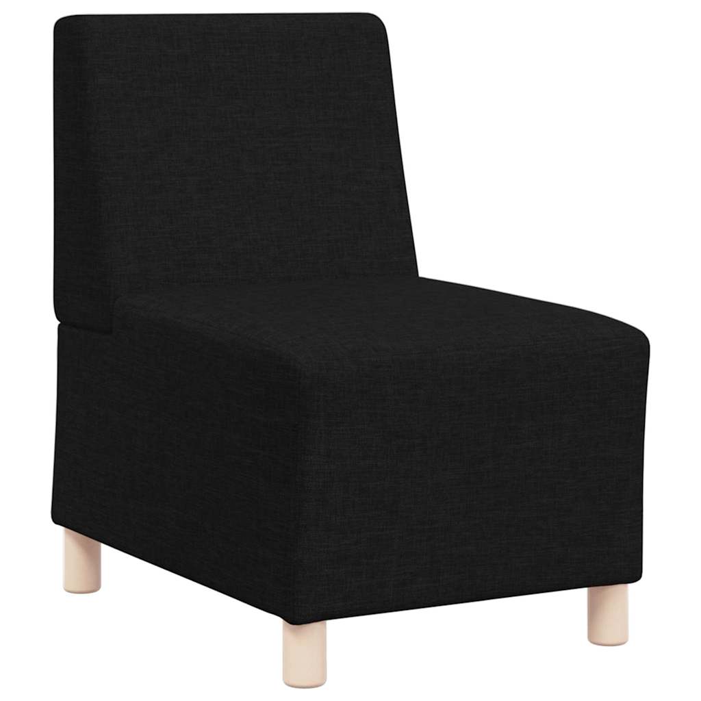 vidaXL Μοναδικός Καναπές χωρίς Χερούλια 2 pcs Μαύρο 55 x 74 x 82 εκ.