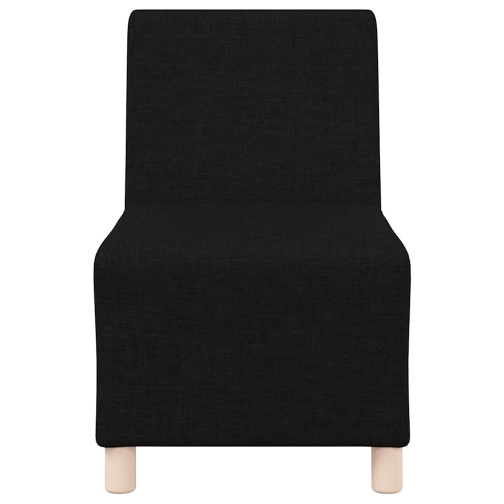 vidaXL Μοναδικός Καναπές χωρίς Χερούλια 2 pcs Μαύρο 55 x 74 x 82 εκ.