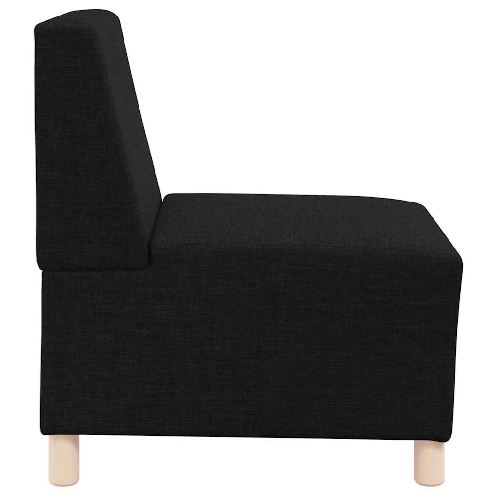 vidaXL Μοναδικός Καναπές χωρίς Χερούλια 2 pcs Μαύρο 55 x 74 x 82 εκ.