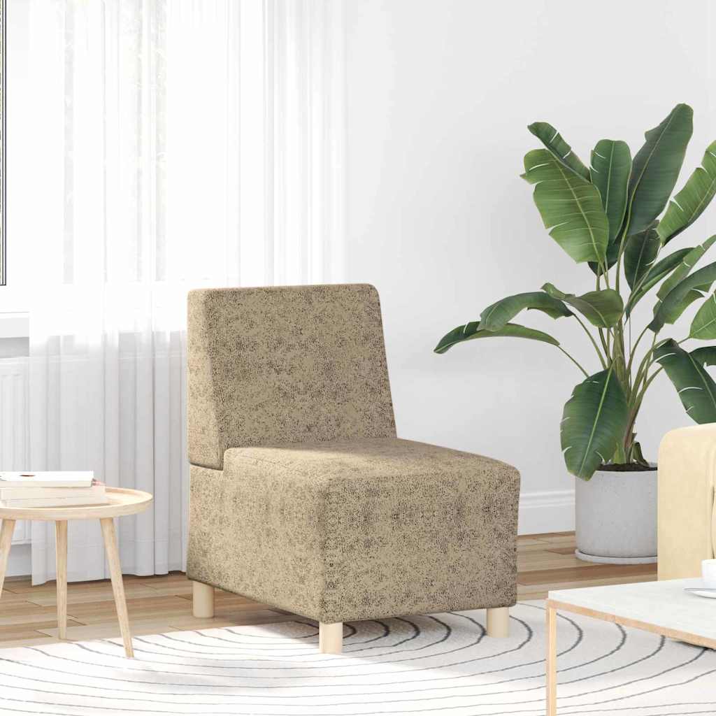 vidaXL Μοναδικός Καναπές χωρίς Χερούλια 2 pcs Ανοιχτό γκρι
