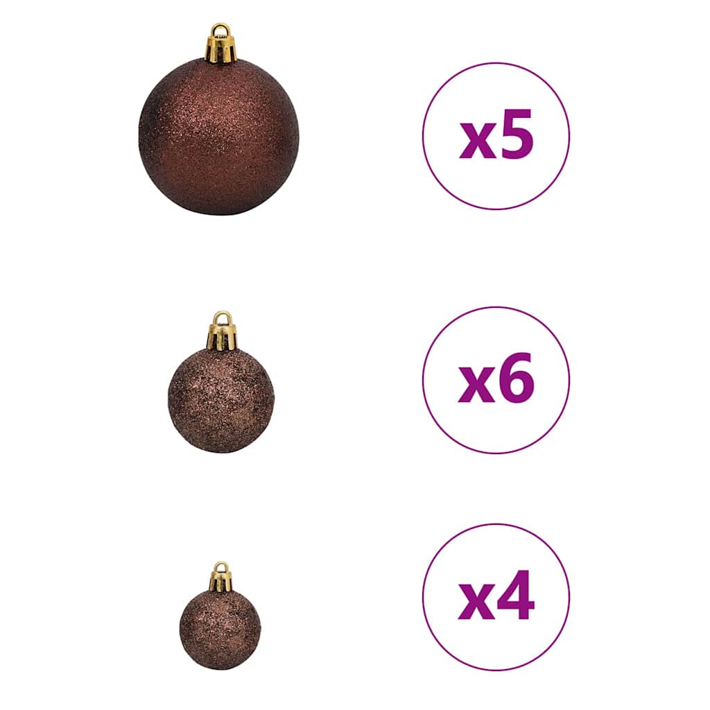 vidaXL Τεχνητό Χριστουγεννιάτικο Δέντρο Λευκό 150 cm ΠΕ και PVC