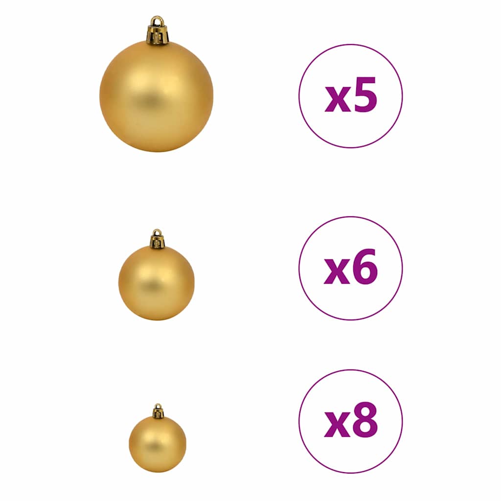 vidaXL Τεχνητό Χριστουγεννιάτικο Δέντρο Λευκό 150 cm ΠΕ και PVC