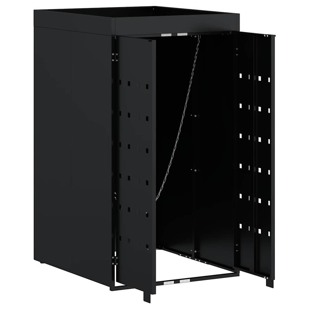 vidaXL Αποθήκευση Κάδου Ρόδας με Στέγη Πλανοστρόφιγγας για Μοναδικό Κάδο 240L