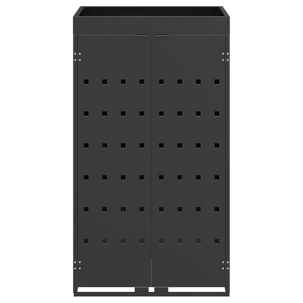 vidaXL Αποθήκευση Κάδου Ρόδας με Στέγη Πλανοστρόφιγγας για Μοναδικό Κάδο 240L