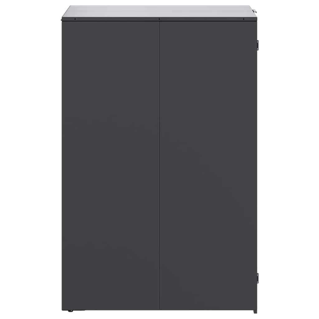 vidaXL Αποθήκευση Κάδου με Καπάκι Αερίου για Κάδο 240L Ανθρακί