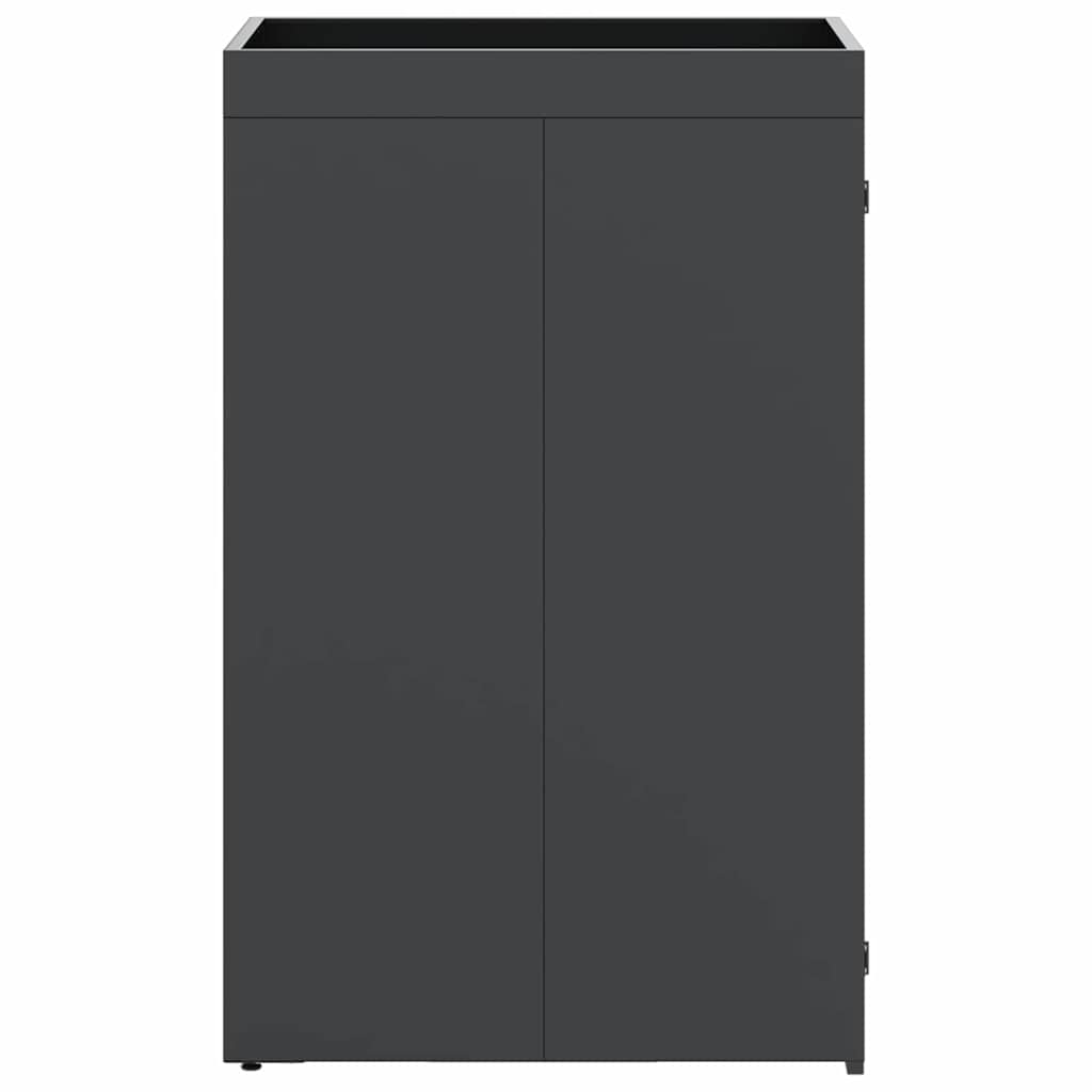 vidaXL Αποθήκευση Κάδου με Στέγη Γλάστρας για Κάδο 240L Ανθρακί