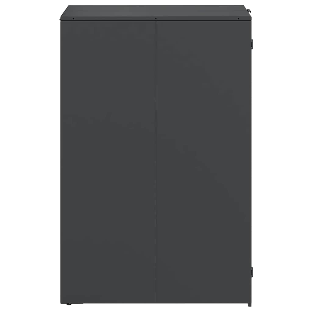 vidaXL Αποθήκευση Κάδου με Καπάκι Αερίου για Κάδο 240L Ανθρακί