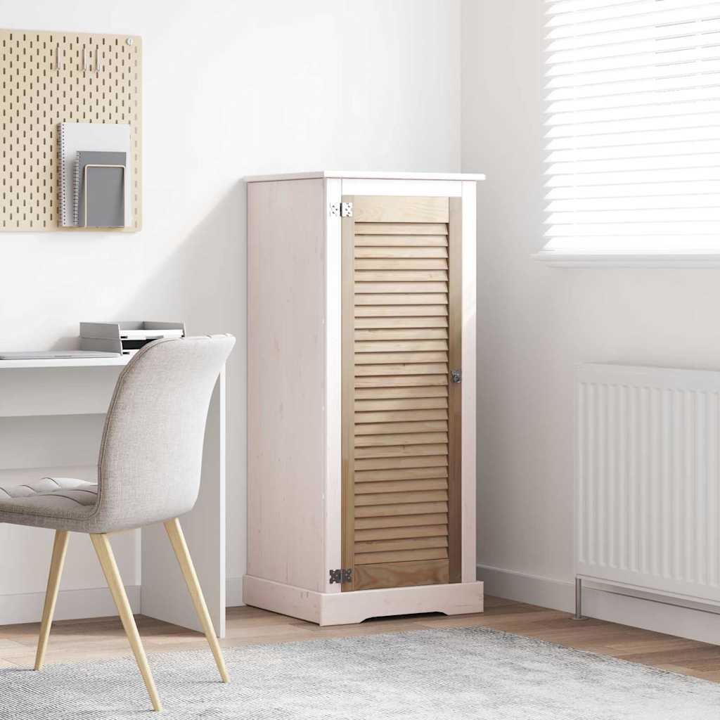 vidaXL Πόρτα Ντουλάπας Φυσικό 140.5 x 2.1 x 49.5 cm Μασίφ ξύλο πεύκου