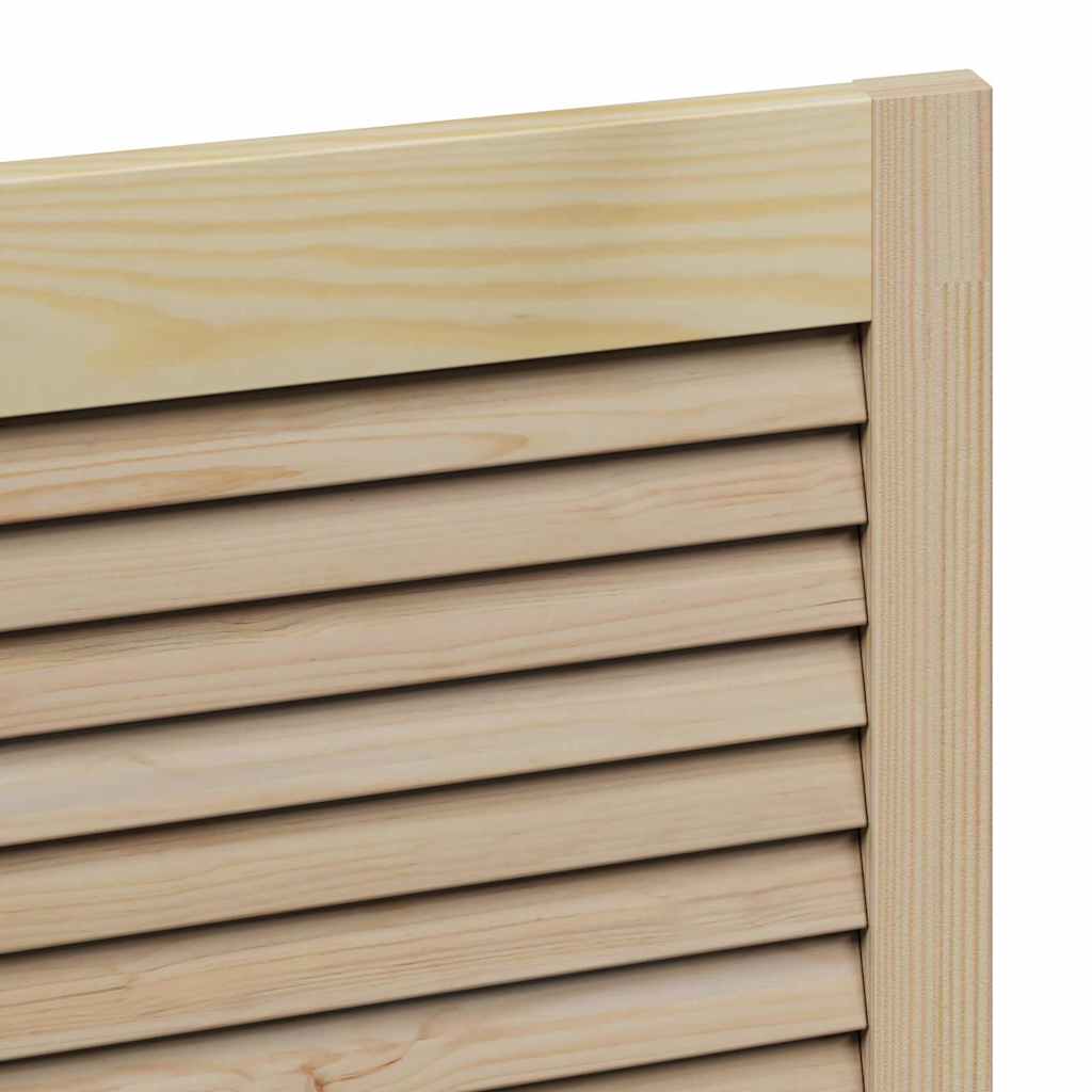 vidaXL Πόρτα Ντουλάπας Φυσικό 140.5 x 2 x 59.5 εκ Στερεά ξυλεία πεύκου