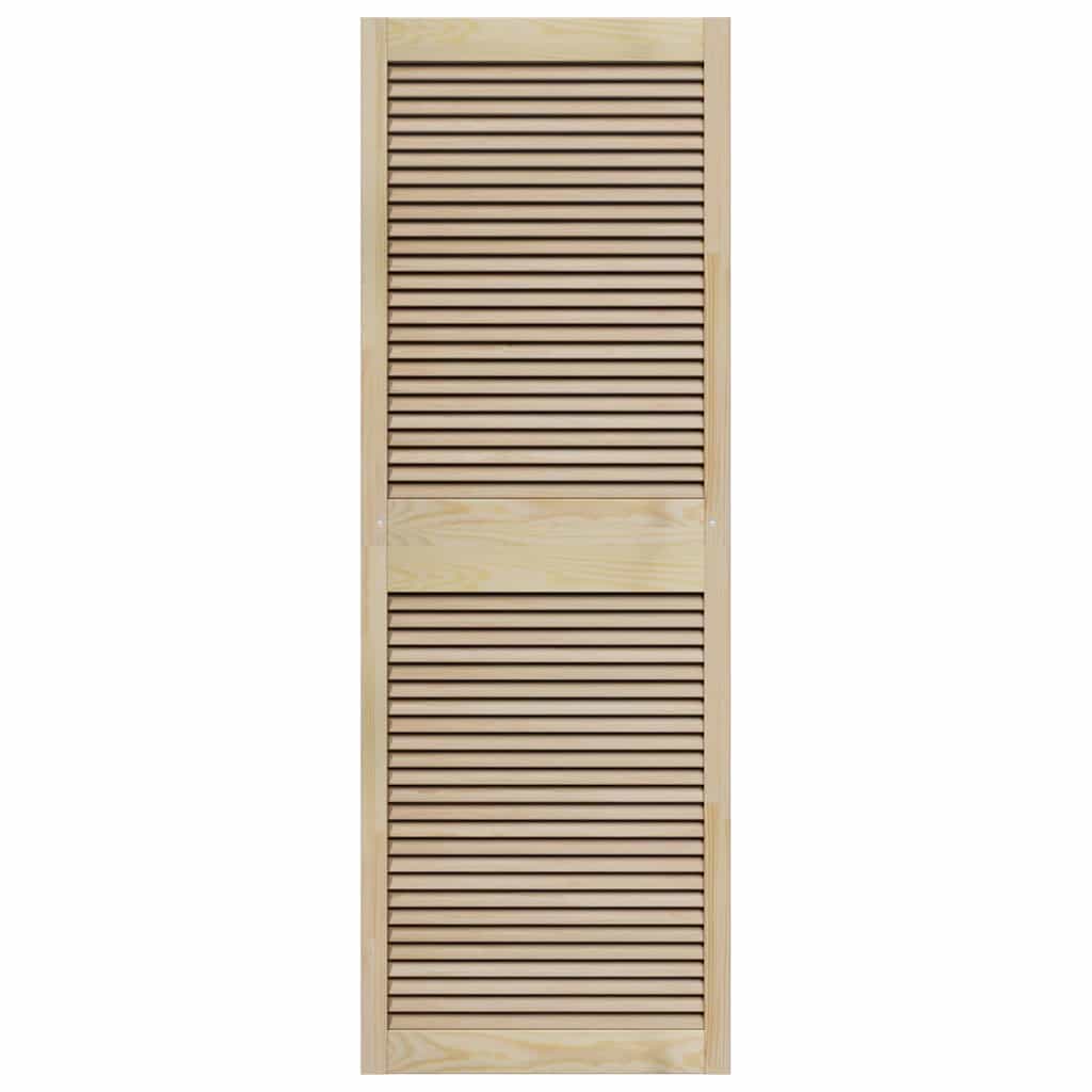 vidaXL Πόρτα Ντουλάπας με πόρτα 2 pcs Φυσικό 140.5 x 2.1 x 49.5 cm