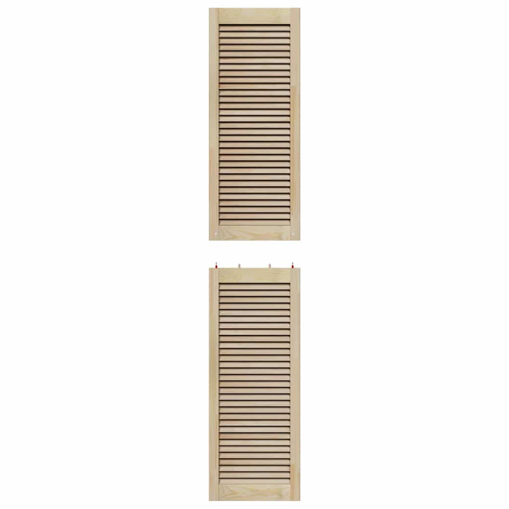 vidaXL Πόρτα Ντουλάπας Φυσικό 201 x 2,1 x 39,5 cm Στερεά ξυλεία πεύκου