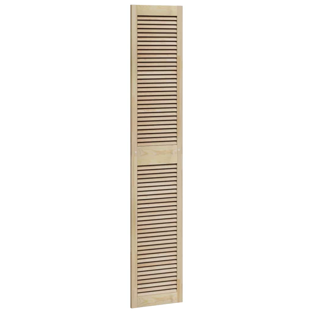 vidaXL Πόρτα Ντουλάπας Φυσικό 201 x 2,1 x 39,5 cm Στερεά ξυλεία πεύκου
