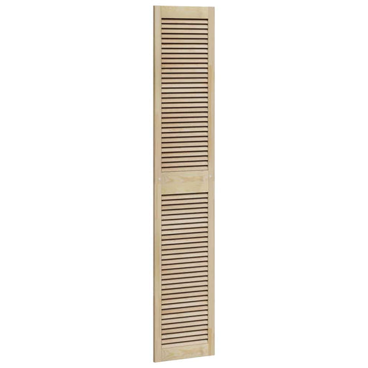 vidaXL Πόρτα Ντουλάπας Φυσικό 201 x 2,1 x 39,5 cm Στερεά ξυλεία πεύκου