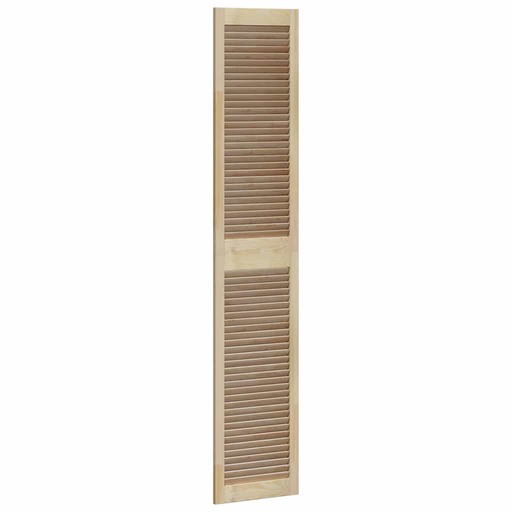 vidaXL Πόρτα Ντουλάπας Φυσικό 201 x 2,1 x 39,5 cm Στερεά ξυλεία πεύκου