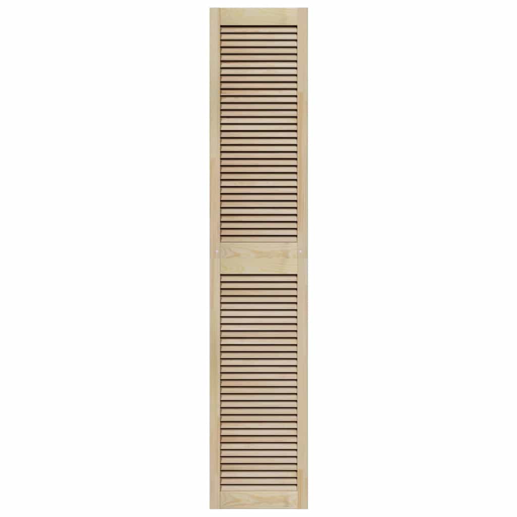 vidaXL Πόρτα Ντουλάπας Φυσικό 201 x 2,1 x 39,5 cm Στερεά ξυλεία πεύκου