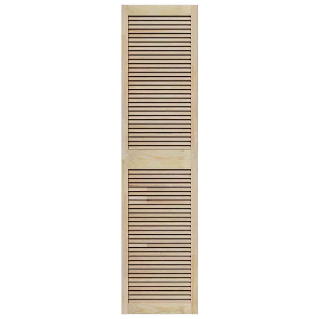 vidaXL Πόρτα Ντουλάπας Φυσικό 201 x 2,1 x 49,5 cm Μασίφ Ξύλο Πεύκου