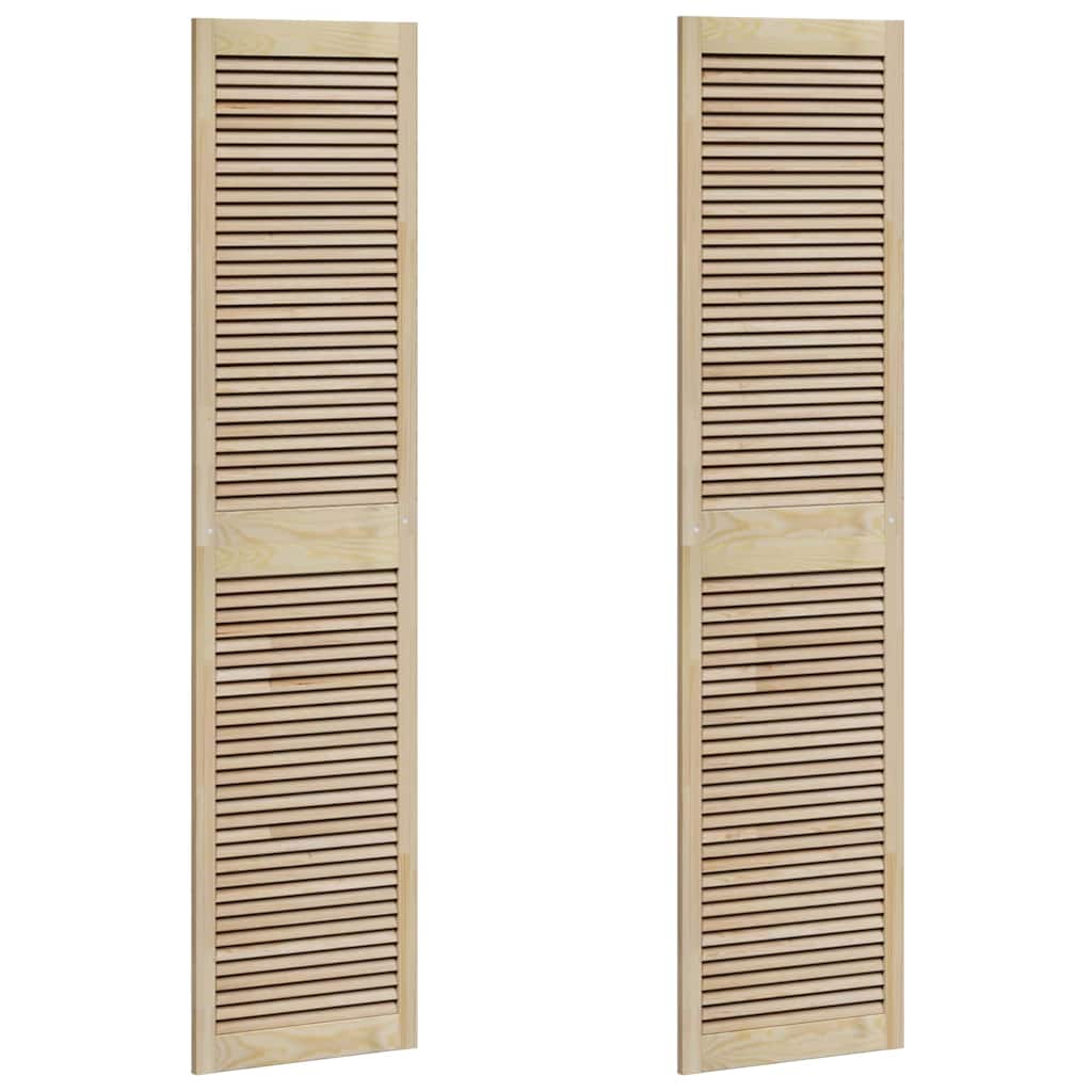 vidaXL Πόρτα Ντουλάπας με πόρτα 2 pcs Φυσικό 140.5 x 2 x 59.5 εκ
