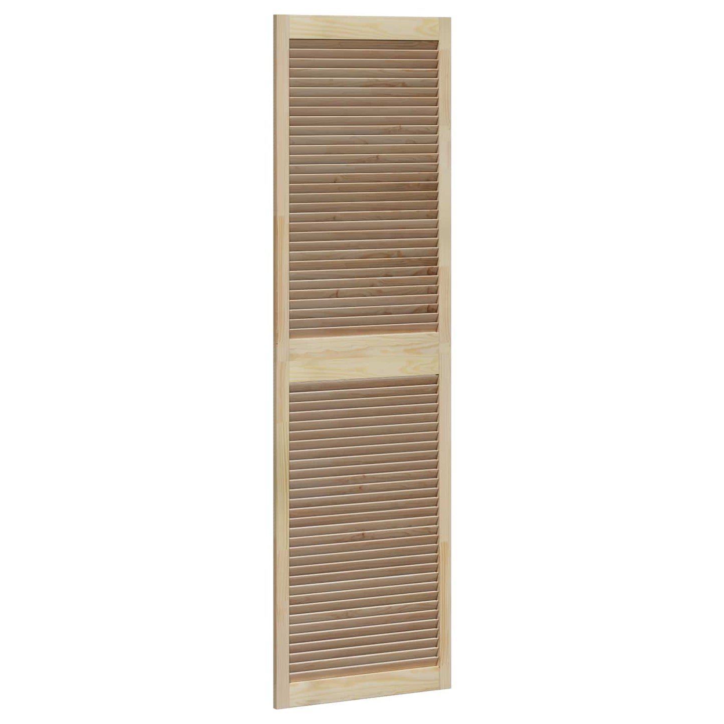 vidaXL Πόρτα Ντουλάπας με πόρτα 2 τεμ. Φυσικό 201 x 2,1 x 59,5 cm