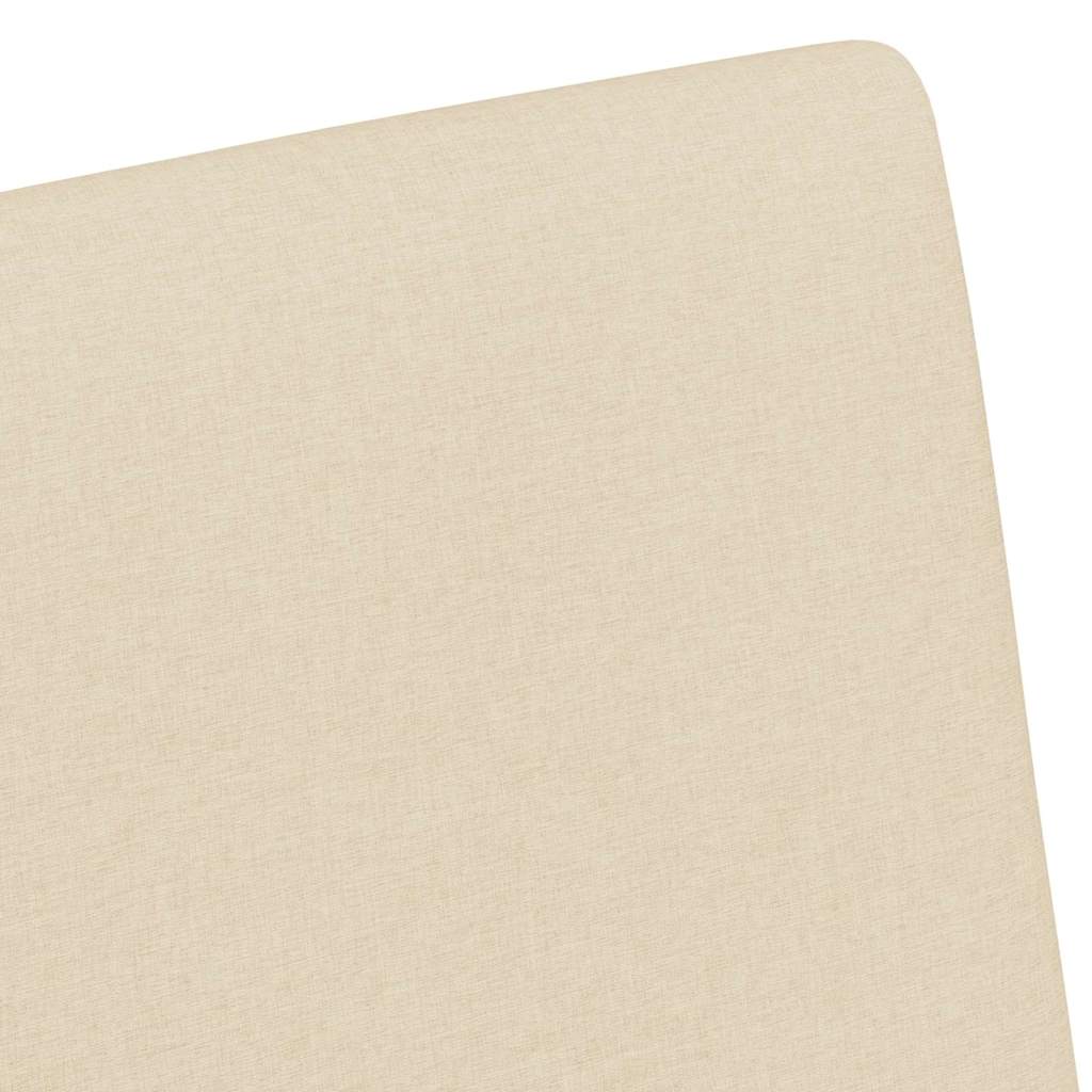 vidaXL Καρέκλες Φαγητού με Ρόδες 2 pcs Κρεμ 57 x 66 x 94 εκ ύφασμα