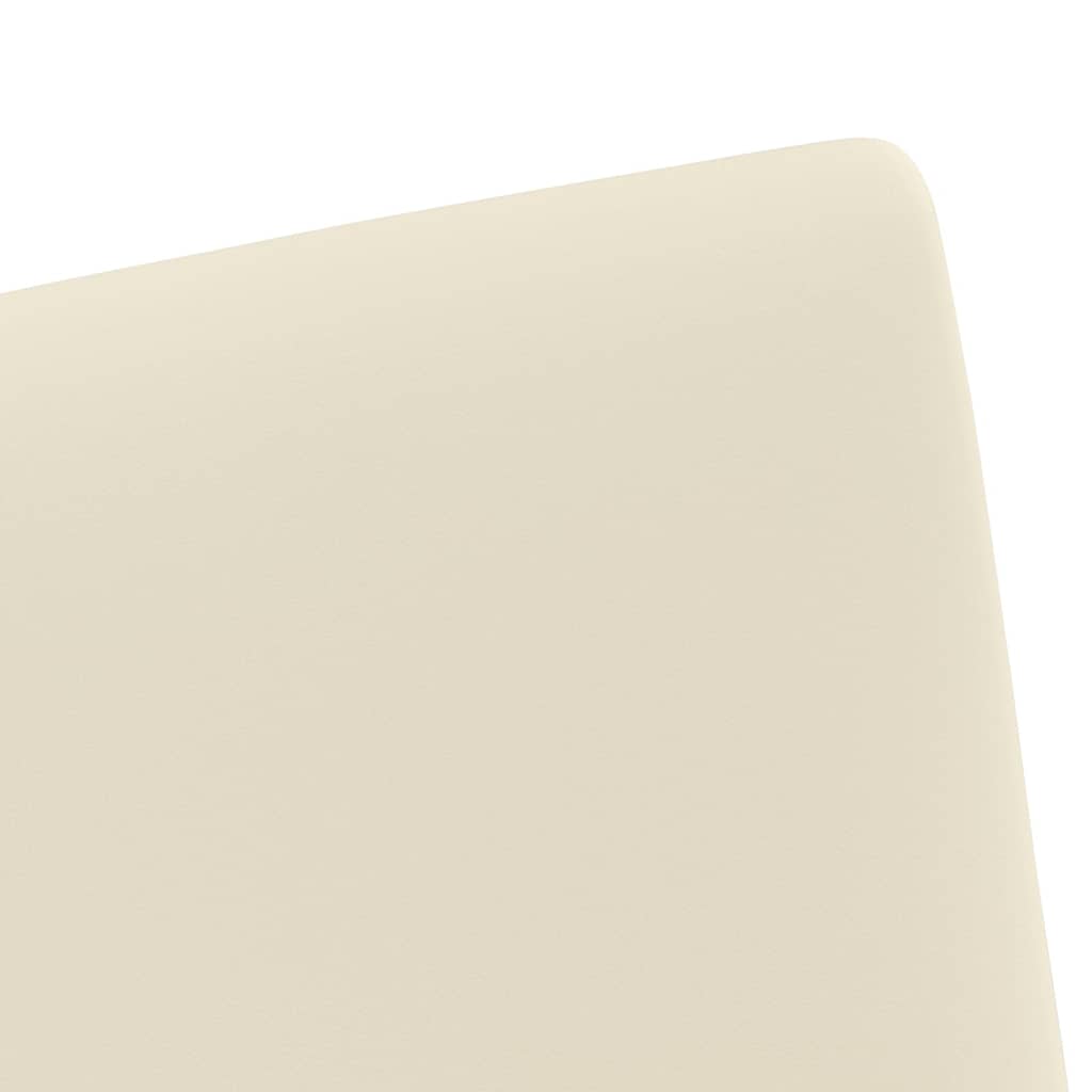 vidaXL Καρέκλες Φαγητού με Ρόδες με τροχούς 2 pcs Κρεμ 57 x 66 x 94 εκ