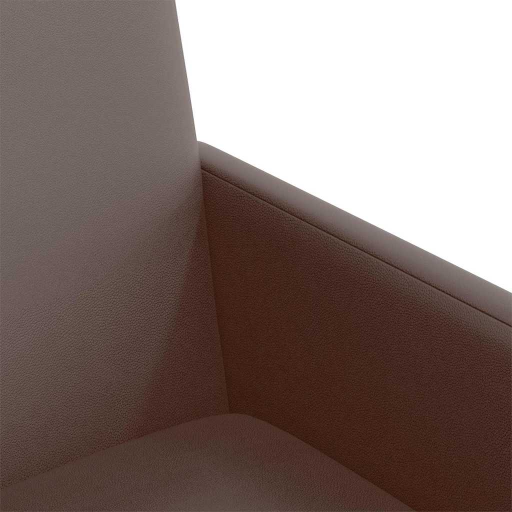 vidaXL Καρέκλες Φαγητού με Ρόδες με τροχούς 2 pcs Καφέ 57 x 66 x 94 εκ