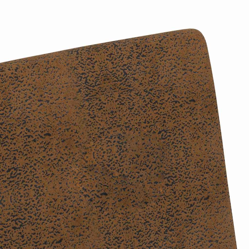 vidaXL Καρέκλες Φαγητού με Ρόδες με τροχούς 2 pcs Καφέ 57 x 66 x 94 εκ