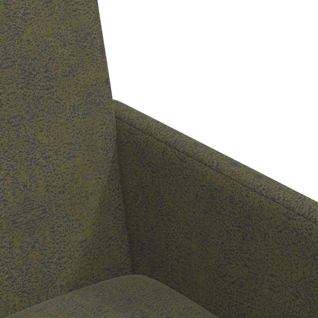 vidaXL Καρέκλες Φαγητού με Ρόδες με τροχούς 2 pcs Στρατιωτικό πράσινο