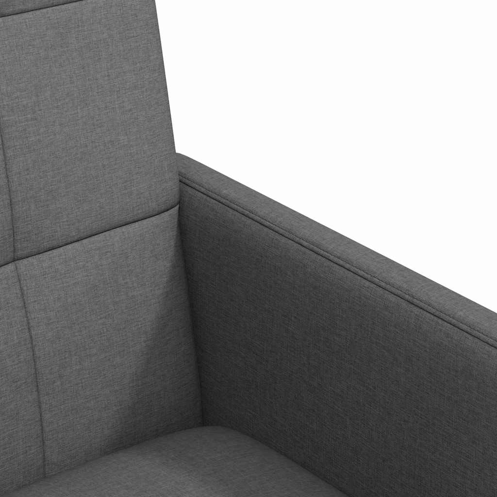 vidaXL Καρέκλες Φαγητού με Ρόδες 2 pcs Σκούρο γκρι 58 x 65 x 94 εκ