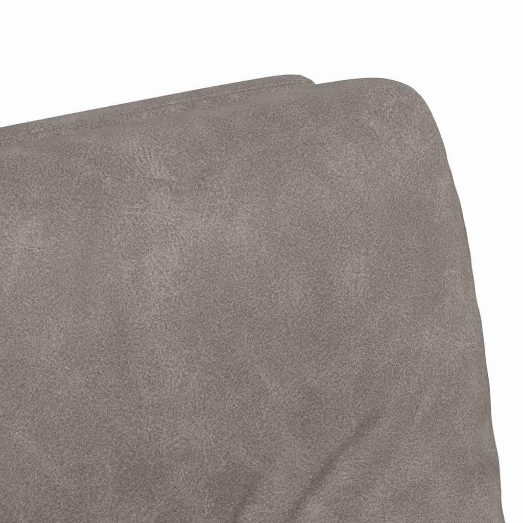 vidaXL Καρέκλες Φαγητού με Ρόδες με τροχούς 2 pcs Γκρι 57 x 67 x 95 εκ