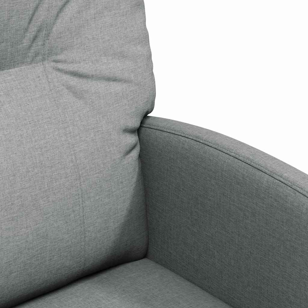 vidaXL Καρέκλες Φαγητού με Ρόδες 2 pcs Ανοιχτό γκρι 57 x 67 x 95 εκ